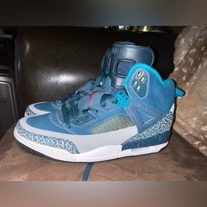 Air Jordan Spizike”Space Blue" 2014 Wolf Grey, Tropical Teal,Fusion Pink size 11